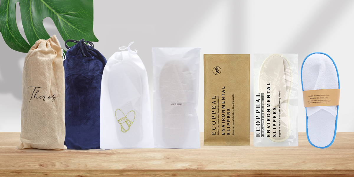 Custom Hotel Slippers Different Packaging Are Available