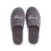 Custom Eco Hotel Slippers with Velour Upper And Cork Sole for Bulk Supply