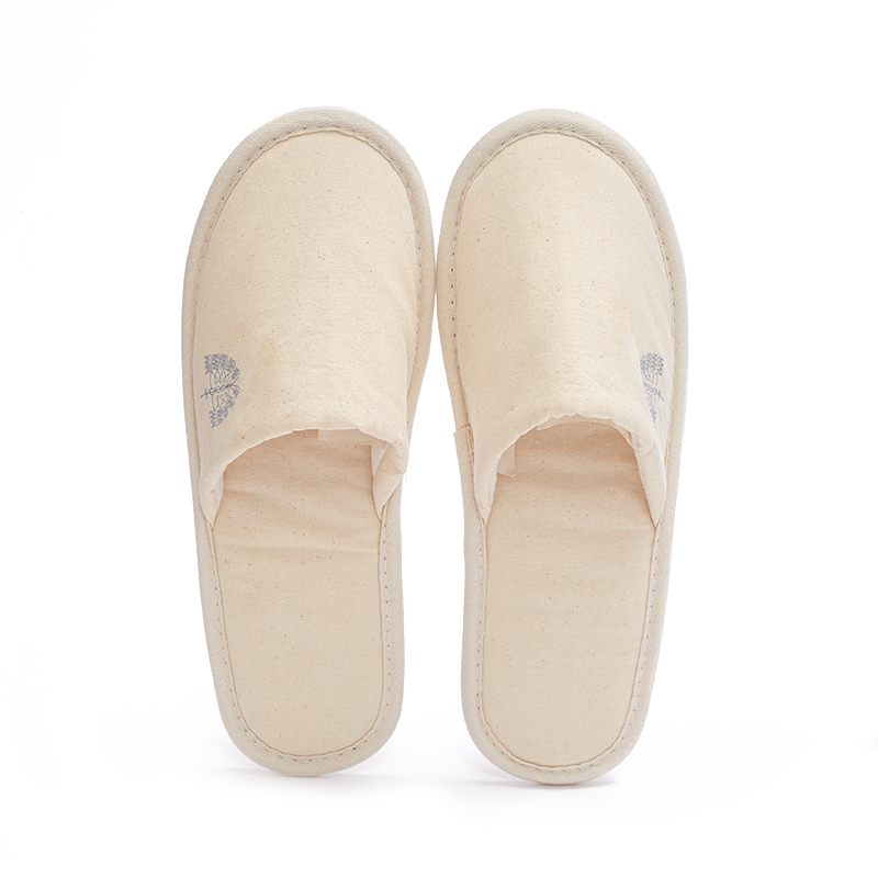Eco Friendly Hotel Slippers with Cork Sole for Bulk Supply