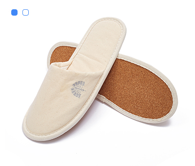 custom eco friends hotel slippers