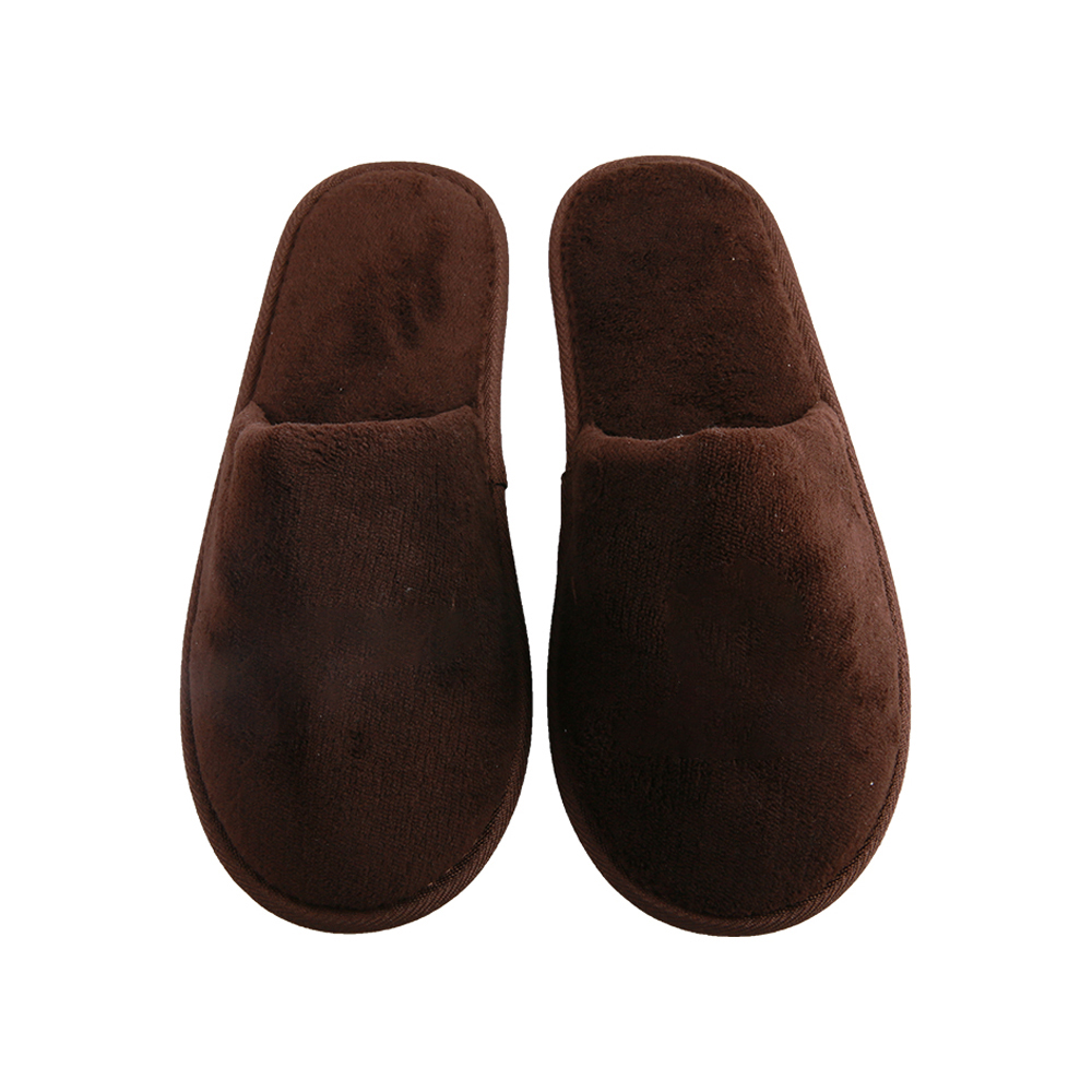 Wholesale Coral Fleece Hotel Slippers, Soft Plush, B2B Custom Supplier