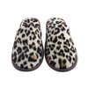 OEM Coral Fleece Hotel Slippers Leopard Print Custom Logo Hotel Slippers Bulk Supply