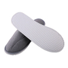Custom Gray Waffle Hotel Slippers – Soft Non-Slip Spa & Home Comfort, Bulk Supplier & Manufacturer