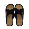 Custom Black Cross Strap Hotel Slippers Bulk Spa & Resort Use Slippers