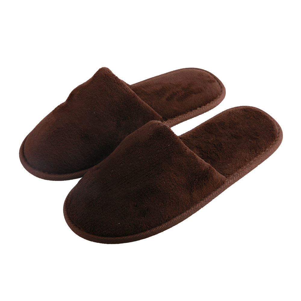 Wholesale Coral Fleece Hotel Slippers, Soft Plush, B2B Custom Supplier