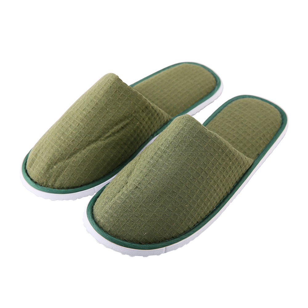 Premium Hotel Waffle Slippers – Soft, Durable, Non-Slip Spa & Guest Room Slippers, Customizable Bulk Supply