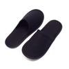 Black Terry Disposable Hotel Slippers – Soft Spa Guest Slippers Bulk Supply & Custom Manufacturer