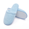 Bulk Blue Coral Fleece Slippers for Hotels & Spas – Comfortable, Customizable, EVE Sole