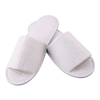 Custom White Waffle Hotel Slippers – Bulk Disposable Spa Footwear for Hotels, B2B Supplier & Manufacturer