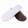 Custom Brown Waffle Hotel Slippers – Spa & Luxury Disposable Footwear for Hotels, B2B Supplier & Manufacturer