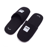 Custom Black Waffle Hotel Slippers – Spa & Luxury Disposable Footwear for Hotels, B2B Supplier & Manufacturer