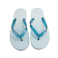 Custom Blue Flip Flops – Minimalist Rubber Sole Beach Sandals Manufacturer