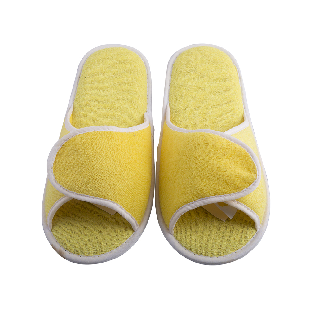 Yellow Medical Disposable Slippers – Non-Slip Hospital & Hotel Guest Slippers Bulk Supply Manufacturer