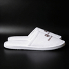 White Terry Disposable Hotel Slippers with Custom Logo – Eco Paper Packaging Bulk Supply Manufacturer
