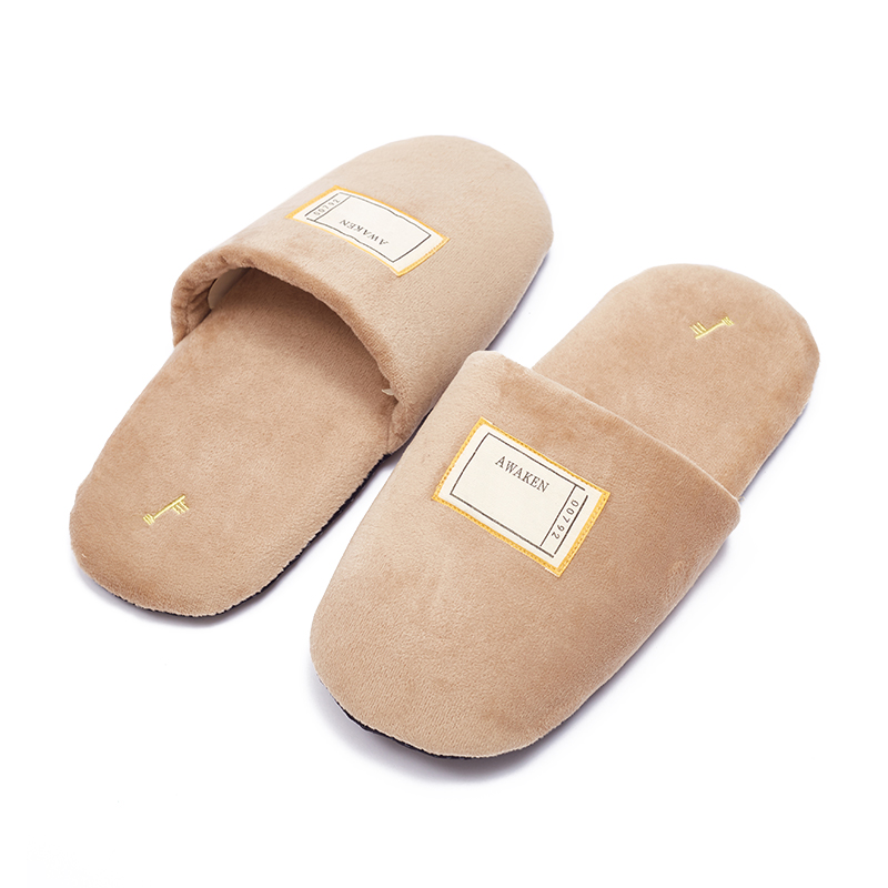 OEM Luxury Velvet Hotel Slippers Manufacturer – Custom Premium Guest Room Slippers Bulk Supply for Hospitality