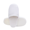 Custom Foam Hotel Slippers Manufacturer – White Waffle Guest Slippers Bulk Supply for Hospitality & Spa