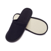 Black Terry Disposable Hotel Slippers – Soft Spa Guest Slippers Bulk Supply & Custom Manufacturer