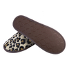 OEM Coral Fleece Hotel Slippers Leopard Print Custom Logo Hotel Slippers Bulk Supply