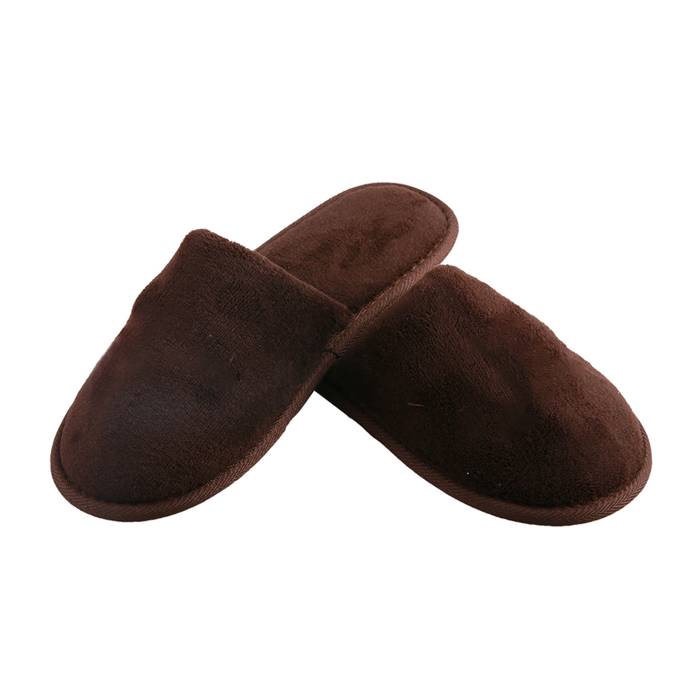 Wholesale Coral Fleece Hotel Slippers, Soft Plush, B2B Custom Supplier