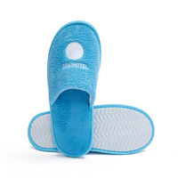 Coral Fleece Hotel Slippers with EVA Sole for Bulk Supply