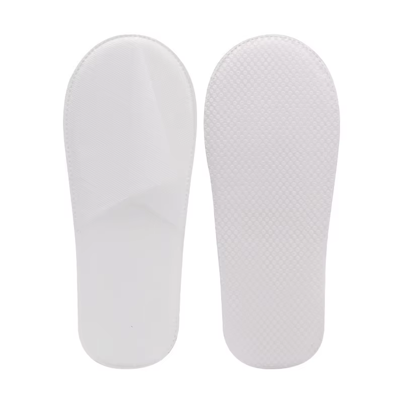 Bulk Blue One-Piece Non-Woven Hotel Slippers – Factory Direct Affordable Disposable Footwear for Hotels & SPA
