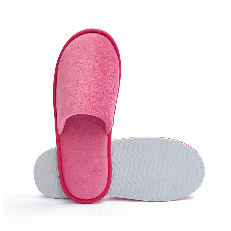 Velour Women’s Hotel Slippers with Non-Slip Sole – Hotel Spa Guest Slippers Bulk Supply & Custom Manufacturer