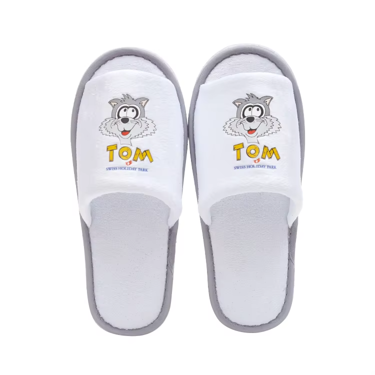 Custom Kids Club Hotel Slippers – Soft Disposable Children’s Guest Slippers Bulk Supply Manufacturer
