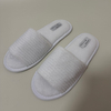 Custom White Open Toe Coral Fleece Hotel Slippers Manufacturer | Wholesale Soft Hospitality Slippers