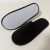 Custom Black Plain Zhenmei Cloth Closed Toe Hotel Slippers Manufacturer