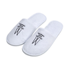 Custom Embroidered Coral Fleece Hotel Slippers – Luxury Soft Disposable SPA & Hospitality Footwear