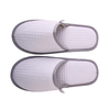 Customizable White Waffle Hotel Slippers – Soft, Lightweight Spa & Guestroom Disposable Slippers