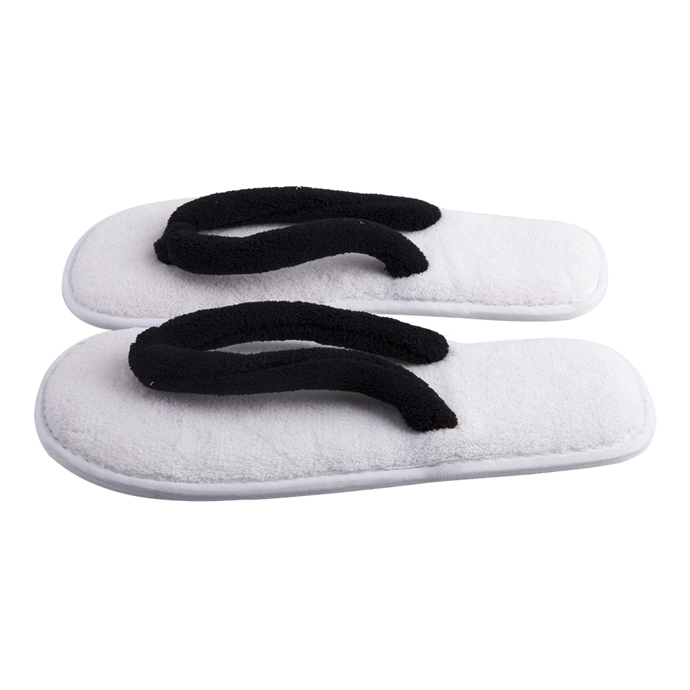Disposable White Hotel Flip Flops for Guests – EVA Spa Slippers Bulk Supply & Custom Factory