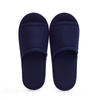 Navy Blue Terry Disposable Hotel Guest Slippers – Soft Sole Spa Slippers Bulk Supply & Custom Manufacturer
