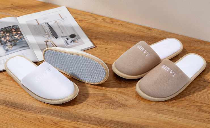 Coral Fleece Hotel Slippers