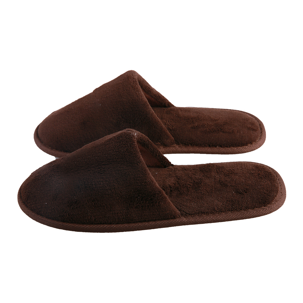 Wholesale Coral Fleece Hotel Slippers, Soft Plush, B2B Custom Supplier