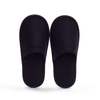 Black Terry Disposable Hotel Slippers – Soft Spa Guest Slippers Bulk Supply & Custom Manufacturer