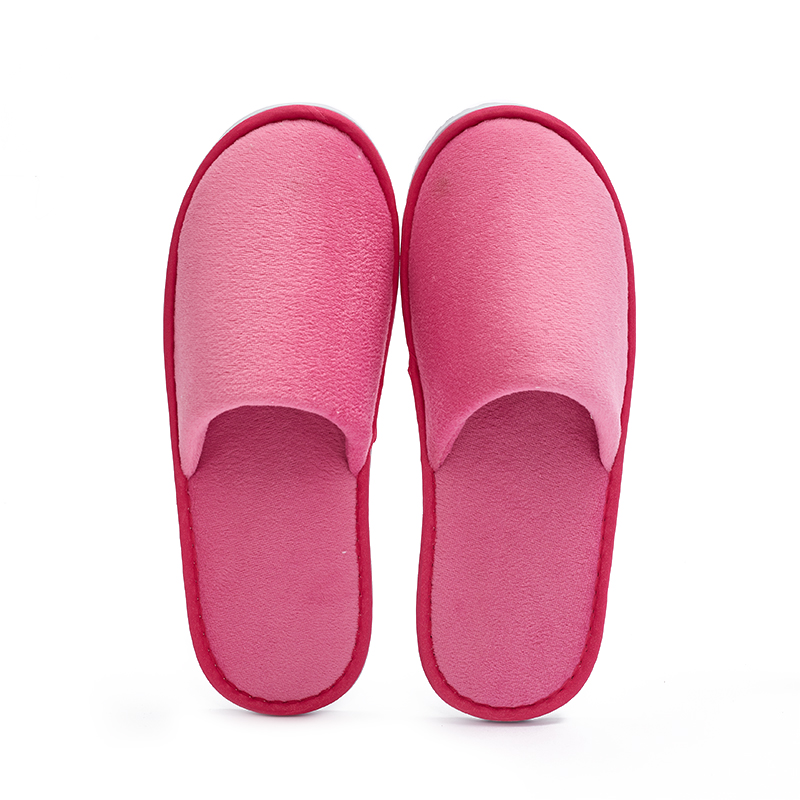 Velour Women’s Hotel Slippers with Non-Slip Sole – Hotel Spa Guest Slippers Bulk Supply & Custom Manufacturer