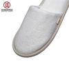 Disposable White Velour Hotel Spa Slippers with Non-Slip Sole – Guest Slippers Bulk Supply & Custom Manufacturer