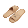 Bulk Eco Hotel Slippers with Linen Upper and Cork Sole for Hotel