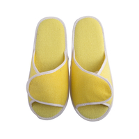 Yellow Medical Disposable Slippers – Non-Slip Hospital & Hotel Guest Slippers Bulk Supply Manufacturer