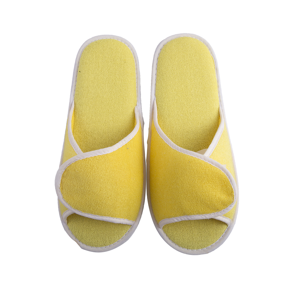 Yellow Medical Disposable Slippers – Non-Slip Hospital & Hotel Guest Slippers Bulk Supply Manufacturer