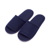 Navy Blue Terry Disposable Hotel Guest Slippers – Soft Sole Spa Slippers Bulk Supply & Custom Manufacturer