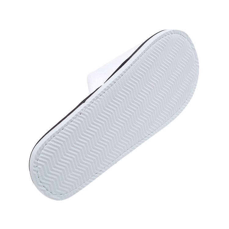 White Hotel Slippers with Embroidered Logo – Custom Spa Guest Slippers Bulk Supply & Factory Direct