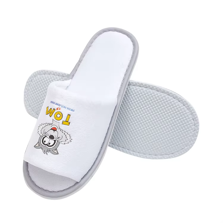 Custom Kids Club Hotel Slippers – Soft Disposable Children’s Guest Slippers Bulk Supply Manufacturer
